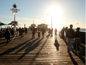 FIM DE TARDE EM SANTA MONICA