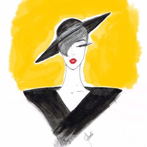 SHE WEARS ALL BLACK - SQUARE