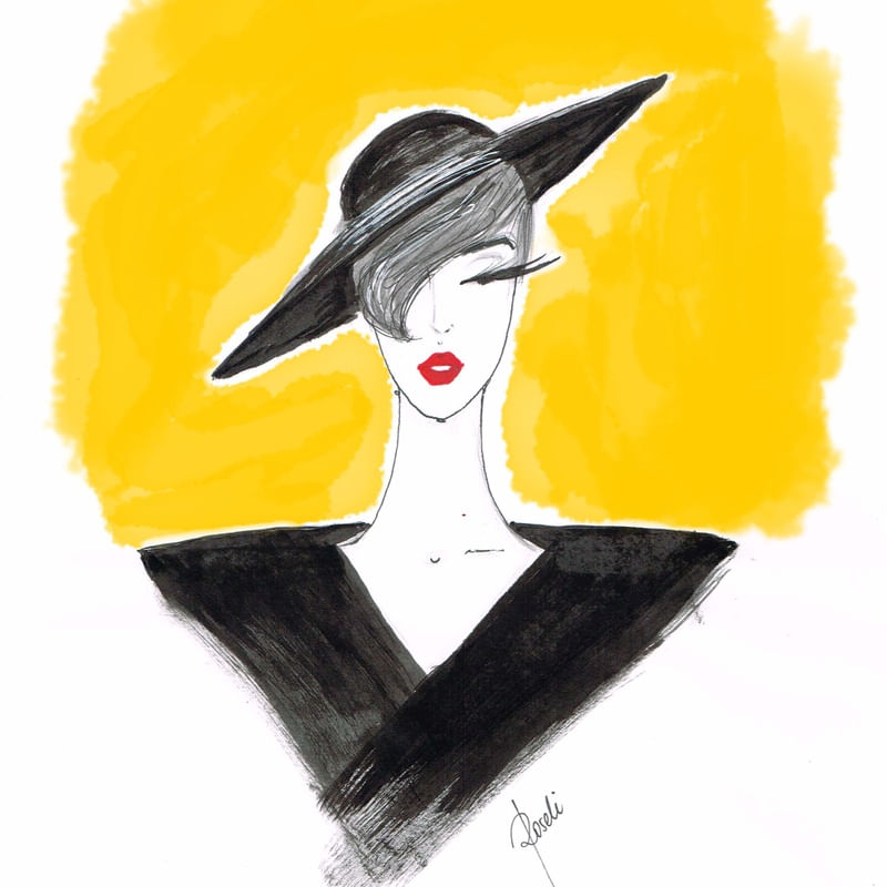 SHE WEARS ALL BLACK - SQUARE