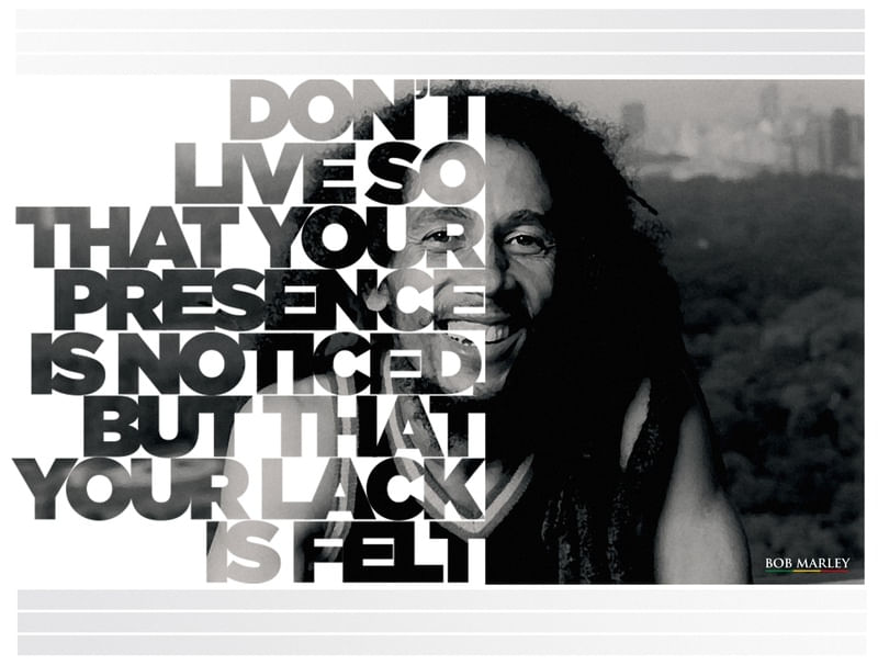 CARTAZ BOB MARLEY
