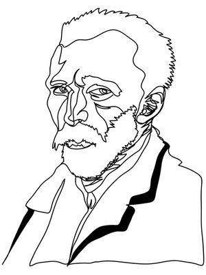 RETRATO DE VINCENT VAN GOGH
