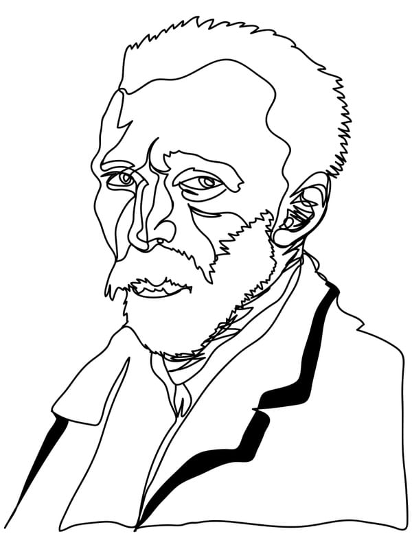 RETRATO DE VINCENT VAN GOGH