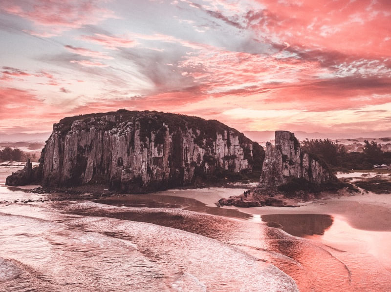 CORES DO POR DO SOL EM TORRES