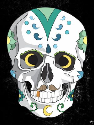 CAVEIRA MEXICANA TURQUESA