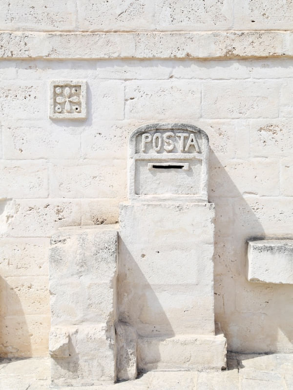 POSTA. PUGLIA, ITALIA
