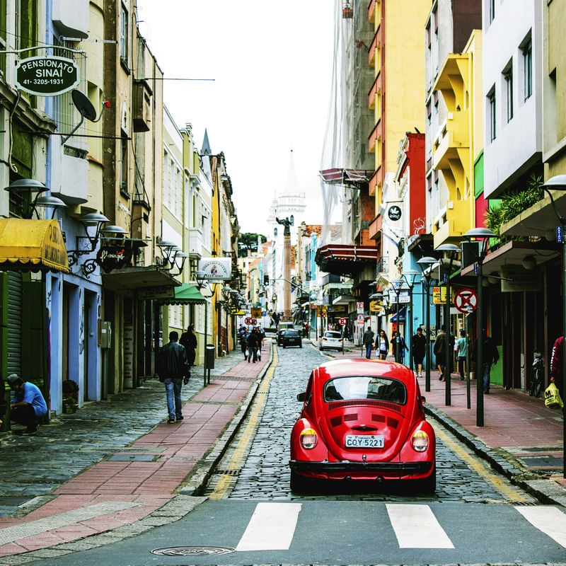 FUSCA NA RUA