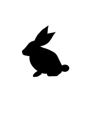 RABBIT SILHOUETTE 2