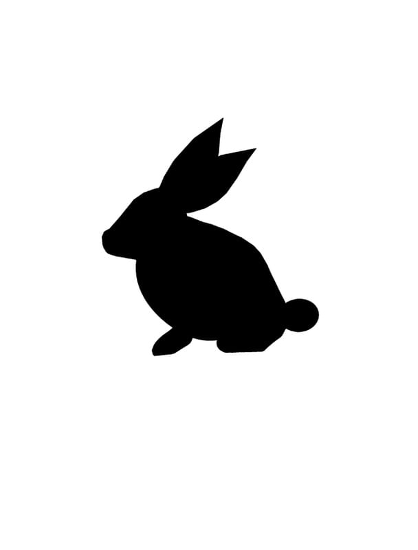 RABBIT SILHOUETTE 2