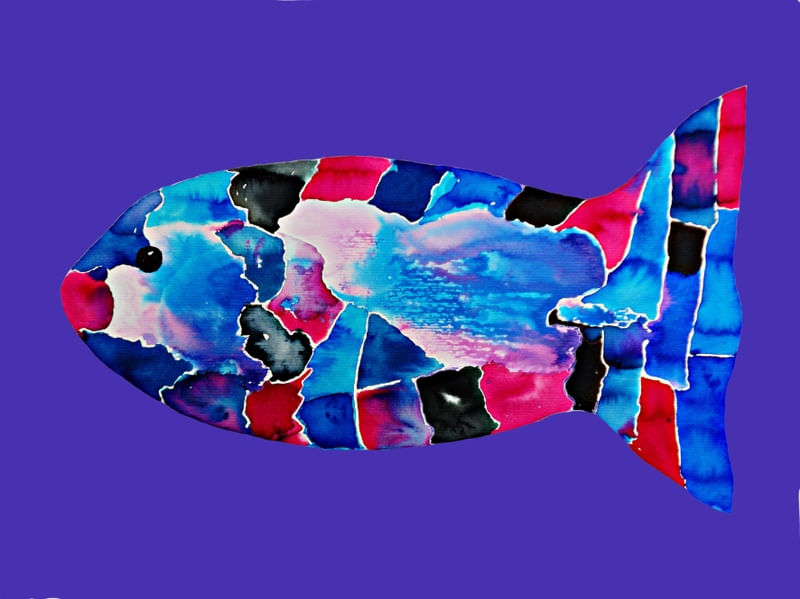 PEIXE AQUARELA XIII