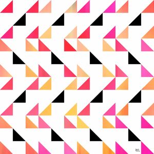 GEO ZIGZAG WHITE COLORS