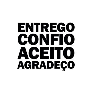 ENTREGO CONFIO ACEITO AGRADEÇO PB