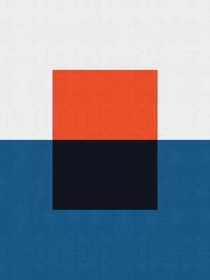 MINIMALISTA AZUL E VERMELHO XVIII