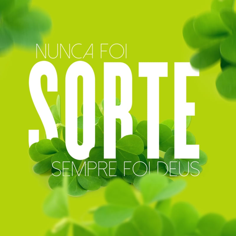 NÃO FOI SORTE - ALMOFADA