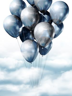BALLOONS IN THE SKY