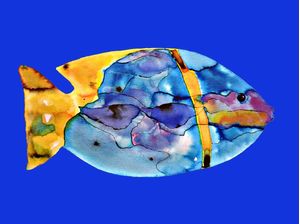 PEIXE AQUARELA XVIII
