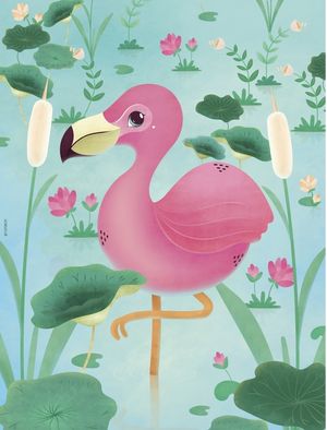 CUTE FLAMINGO