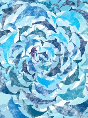 DOLPHINS ART