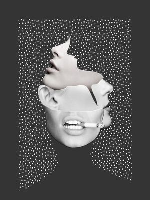COLLAGE ART / FACES 2