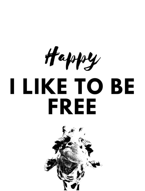 I LIKE TO BE FREE