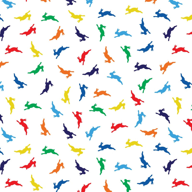 RAINBOW RABBIT BUNNIES