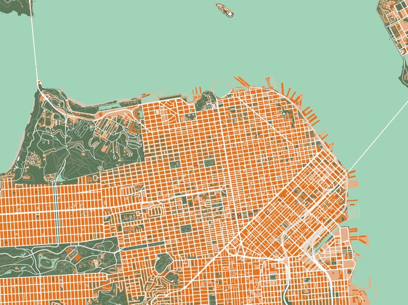 SAO FRANCISCO MAPA LARANJA