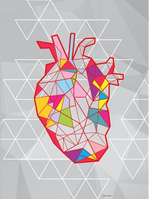 CORAÇÃO EM GEOMETRIA