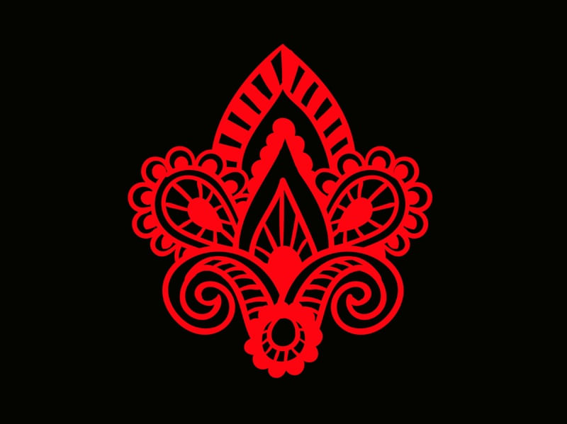 MANDALA FLOR DE LIS