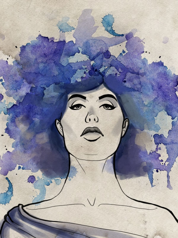 MOÇAQUARELA ROXA