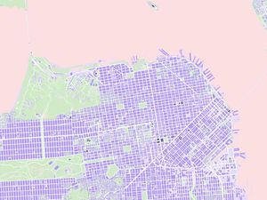 SAO FRANCISCO MAPA VIOLET