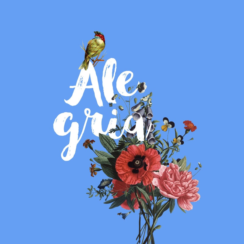 ALEGRE COMO O CÉU AZUL
