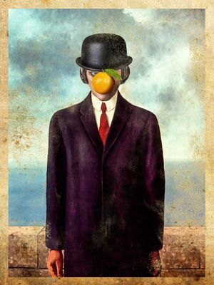 HOMEM DE LARANJA