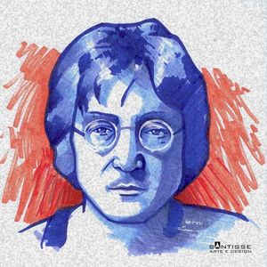JOHON LENNON ILUSTRAÇÃO