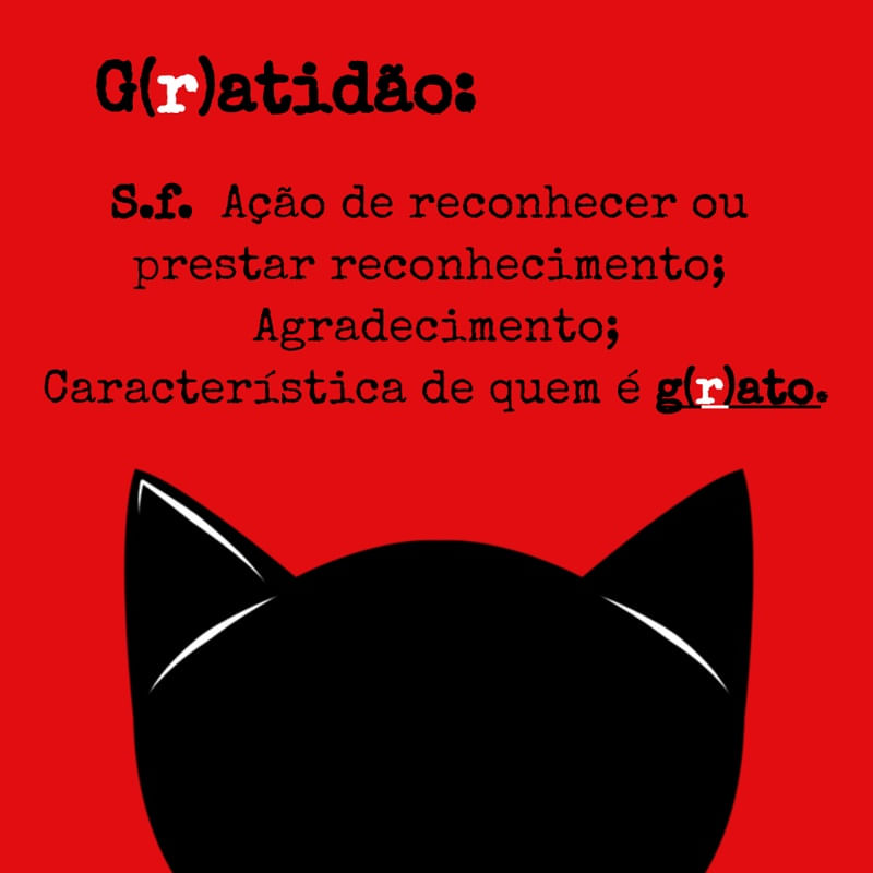 G(R)ATIDÃO - QUADRADO VERMELHO