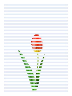 FLOR NA JANELA - QUADRO