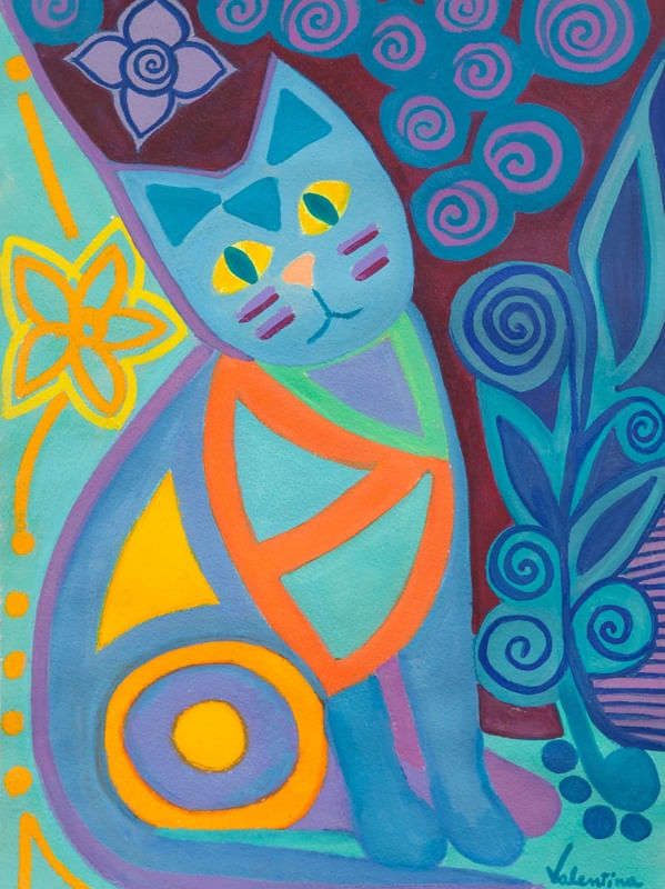 GATO SOB CÉU ESTRELADO