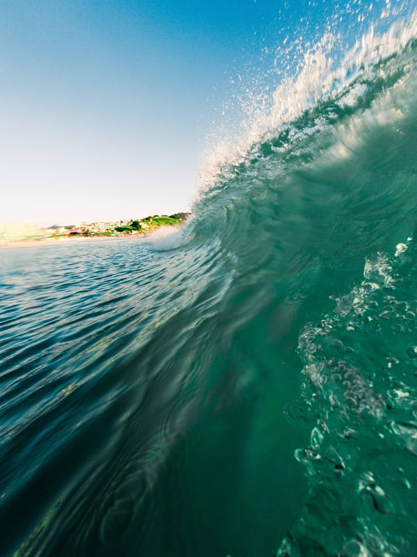 ONDA AZUL NA PRAIA GRANDE