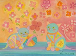 GATINHOS E FLORES