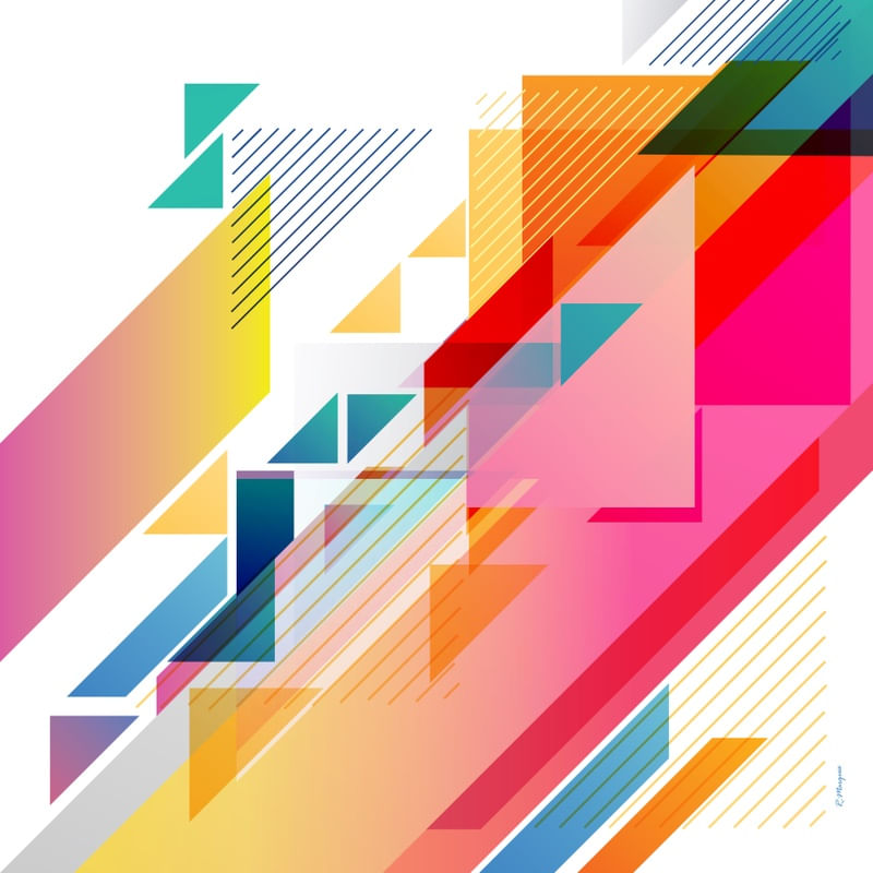 GEOMETRIC WHITE COLORS