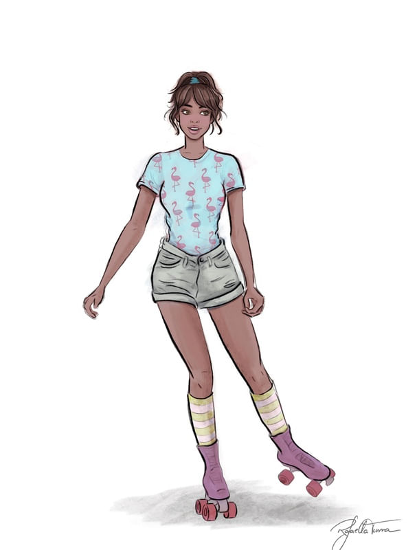 VERÃO E PATINS