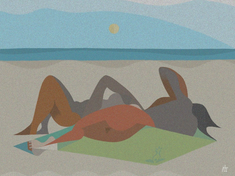 DUAS NA PRAIA