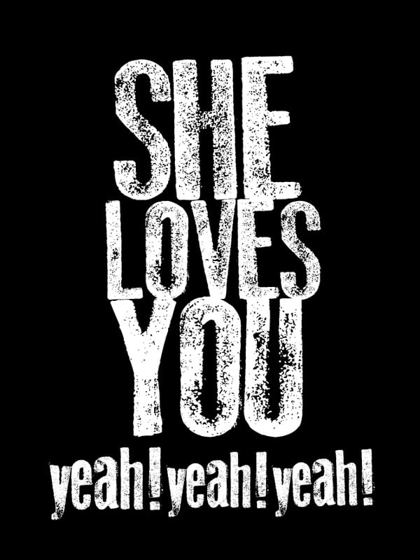 SHE LOVES YOU