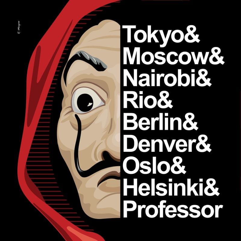LA CASA DE PAPEL - EQUIPE