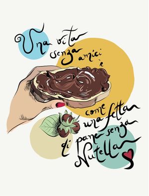 PÃO COM NUTELLA