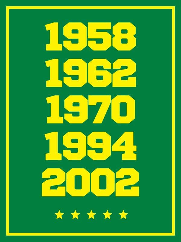 BRASIL PENTACAMPEÃO
