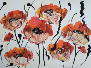 FLORES EM TONS OUTONAIS