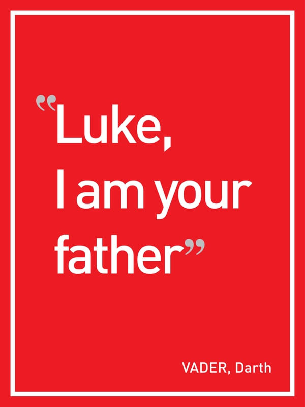LUKE I AM YOUR FATHER V