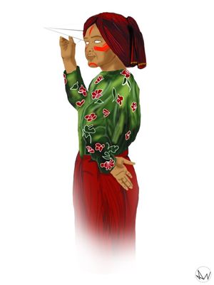 MENINA DE FLOR