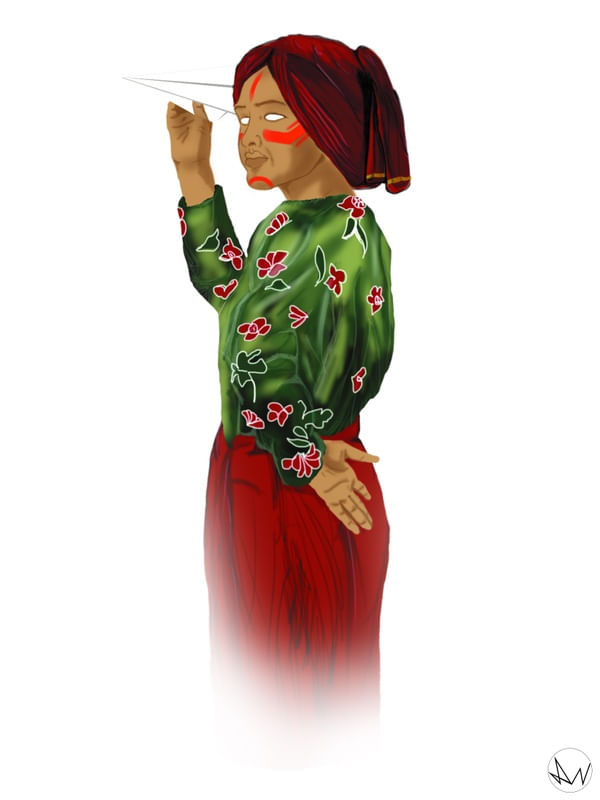 MENINA DE FLOR