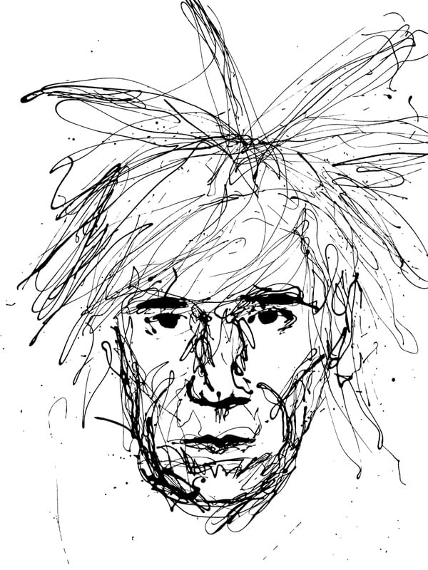 WARHOL DRIPPING PAINT