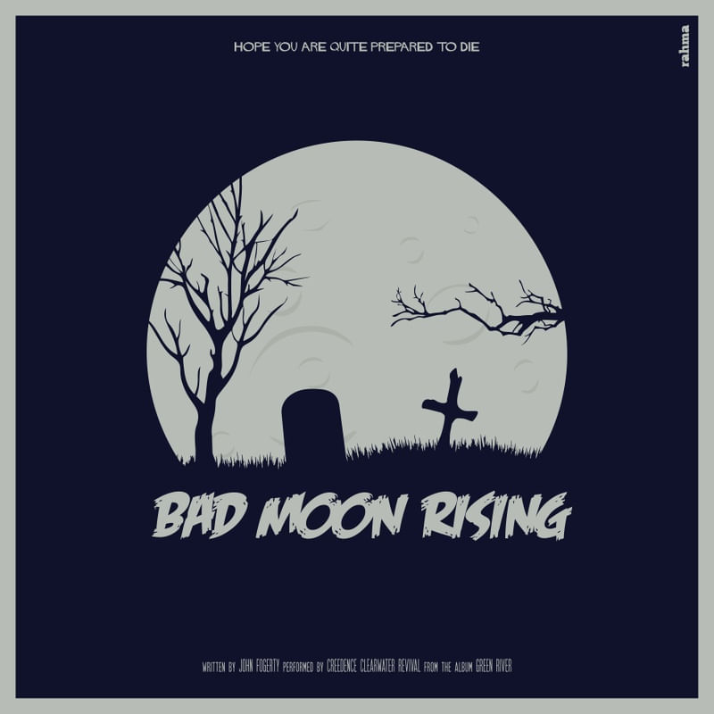 BAD MOON RISING (QUADRADO)